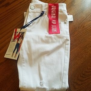 White, Distressed Jeans. New!